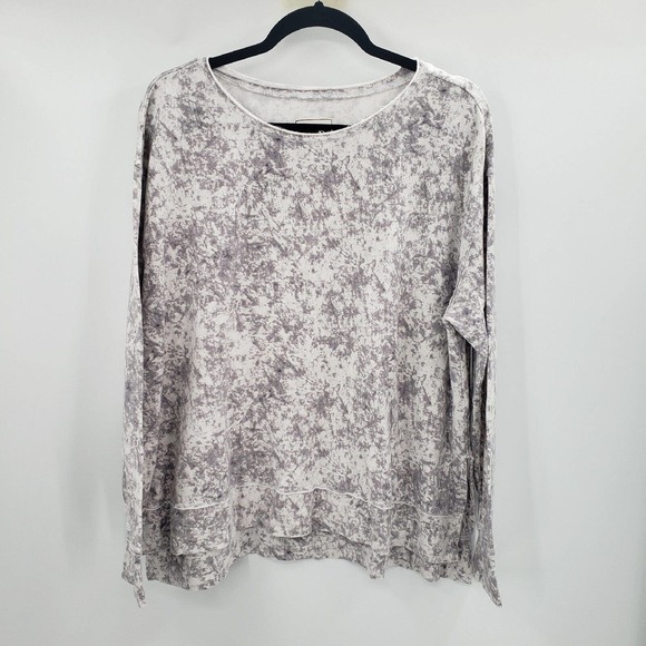 Rachel Hollis Tie Dye Pullover Knit Top Women Size Medium Long Sleeve Sweatshirt - Picture 11 of 11